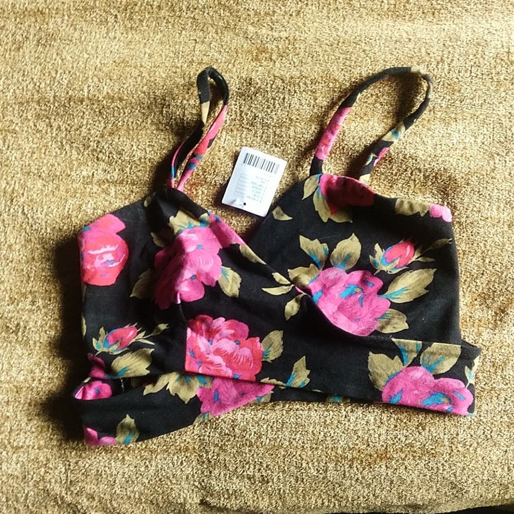 Floral crop top